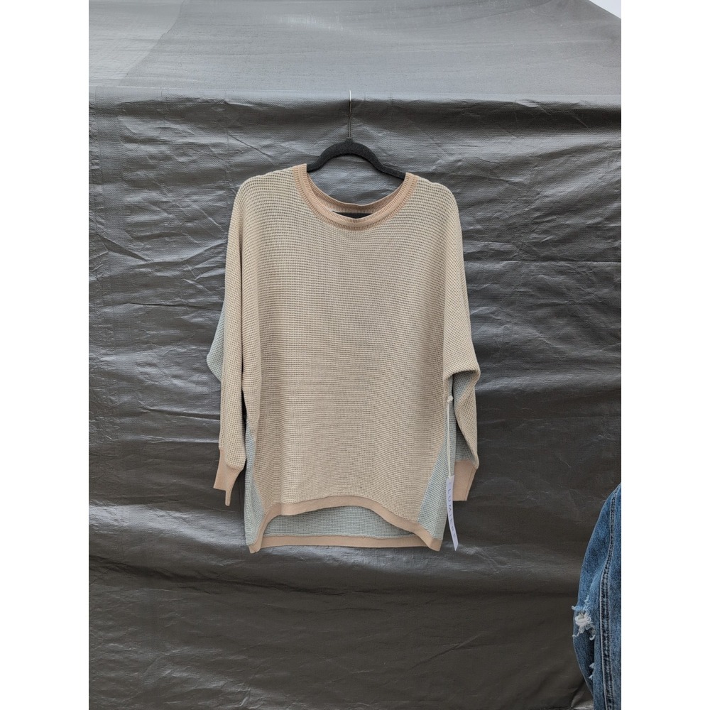 Lumiere Knit Soft Oversized Sweater Size M Two Tone New